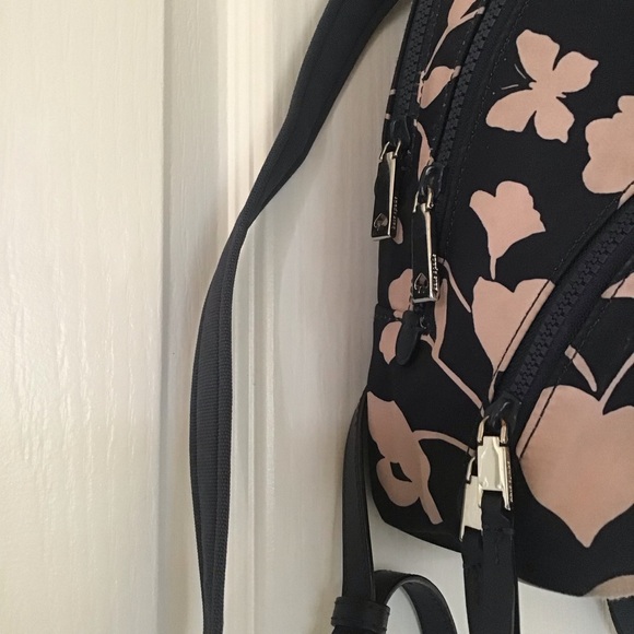 Kate Spade floral 3 compartment backpack - Picture 3 of 7